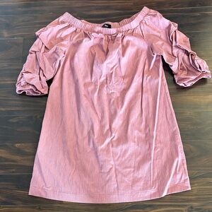 Mossimo Supply Co. Dusty Pink Off-Shoulder Dress